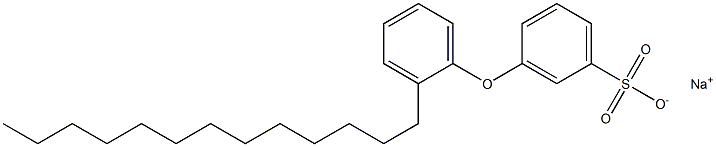 3-(2-Tridecylphenoxy)benzenesulfonic acid sodium salt Struktur