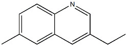 3-Ethyl-6-methylquinoline Struktur