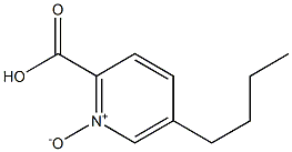 5-Butyl-2-carboxypyridine 1-oxide Struktur