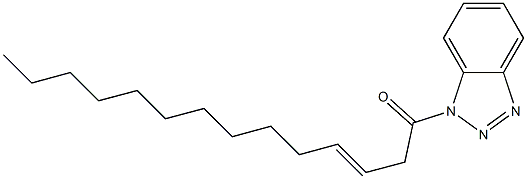 1-(3-Tetradecenoyl)-1H-benzotriazole Struktur