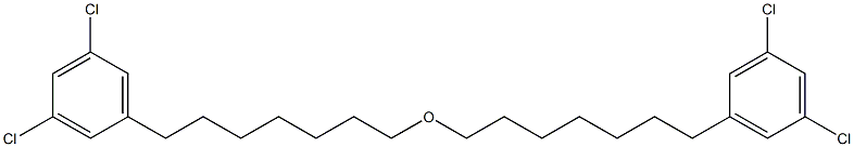 3,5-Dichlorophenylheptyl ether Struktur