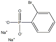 2-Bromophenylphosphonic acid disodium salt Struktur