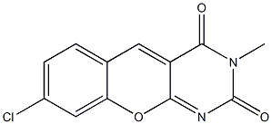 8-Chloro-3-methyl-2H-[1]benzopyrano[2,3-d]pyrimidine-2,4(3H)-dione Struktur