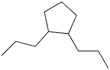 1,2-Dipropylcyclopentane Struktur