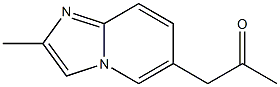 2-Methyl-6-(2-oxopropyl)imidazo[1,2-a]pyridine Struktur