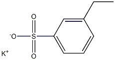 3-Ethylbenzenesulfonic acid potassium salt Struktur