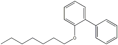 2-Heptyloxy-1,1'-biphenyl Struktur