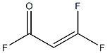 3,3-Difluoroacrylic acid fluoride Struktur