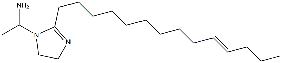 1-(1-Aminoethyl)-2-(10-tetradecenyl)-2-imidazoline Struktur