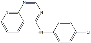 4-[(4-Chlorophenyl)amino]pyrido[2,3-d]pyrimidine Struktur