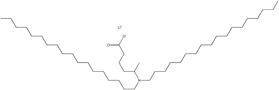 5-(Dioctadecylamino)hexanoic acid lithium salt Struktur