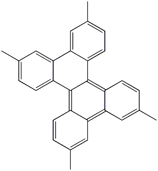 3,6,11,14-Tetramethyldibenzo[g,p]chrysene Struktur