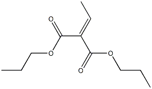 Ethylidenemalonic acid dipropyl ester Struktur