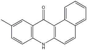 10-Methylbenz[a]acridin-12(7H)-one Struktur