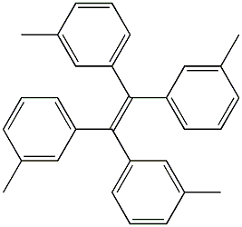 Tetrakis(3-methylphenyl)ethene Struktur