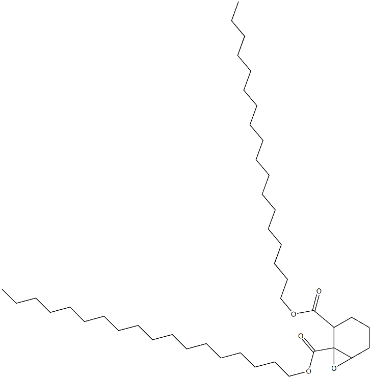 7-Oxabicyclo[4.1.0]heptane-1,2-dicarboxylic acid dioctadecyl ester Struktur