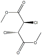 (2R,3S)-2,3-Dichlorosuccinic acid dimethyl ester Struktur