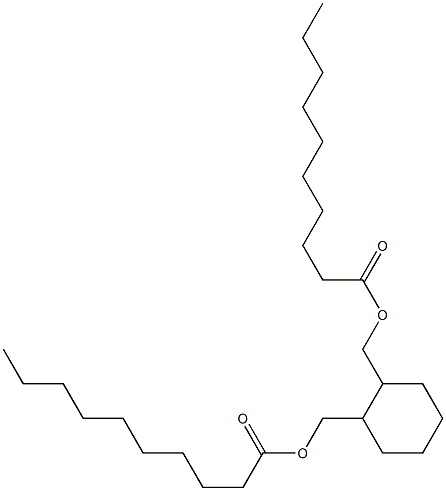 1,2-Cyclohexanedimethanol didecanoate Struktur