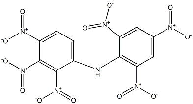 2,2',3',4,4',6-Hexanitro[1,1'-iminobisbenzene] Struktur