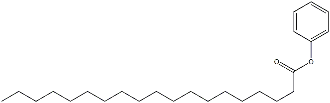 Nonadecanoic acid phenyl ester Struktur