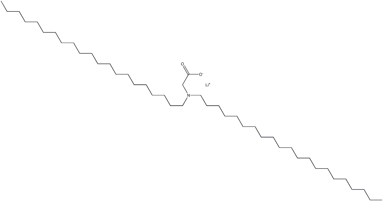 N,N-Dihenicosylglycine lithium salt Struktur