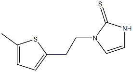 1-[2-(5-Methyl-2-thienyl)ethyl]-1H-imidazole-2(3H)-thione Struktur