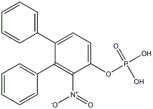 Phosphoric acid diphenyl(2-nitrophenyl) ester Struktur