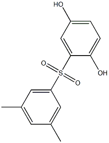 2,5-Dihydroxy-3',5'-dimethyl[sulfonylbisbenzene] Struktur