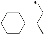 (-)-[(R)-2-Bromo-1-methylethyl]cyclohexane Struktur