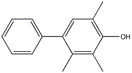 2,3,6-Trimethyl-4-phenylphenol Struktur