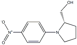 [2S,(-)]-1-(4-Nitrophenyl)-2-pyrrolidinemethanol Struktur