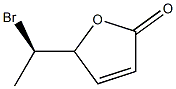 5-[(R)-1-Bromoethyl]furan-2(5H)-one Struktur