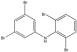 2,6-Dibromophenyl 3,5-dibromophenylamine Struktur