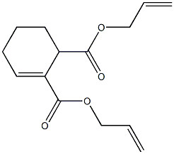 2-Cyclohexene-1,2-dicarboxylic acid bis(2-propenyl) ester Struktur