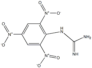 1-(2,4,6-Trinitrophenyl)guanidine Struktur