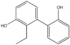 2-Ethyl-1,1'-biphenyl-2',3-diol Struktur