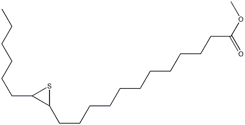 13,14-Epithioicosanoic acid methyl ester Struktur