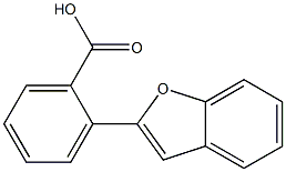 2-(Benzofuran-2-yl)benzoic acid Struktur