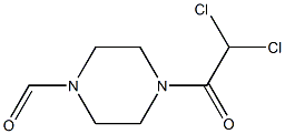 4-Dichloroacetylpiperazine-1-carbaldehyde Struktur