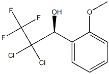 (1S)-1-(2-Methoxyphenyl)-2,2-dichloro-3,3,3-trifluoropropan-1-ol Struktur