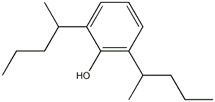 2,6-Bis(1-methylbutyl)phenol Struktur