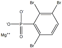 2,3,6-Tribromophenylphosphonic acid magnesium salt Struktur