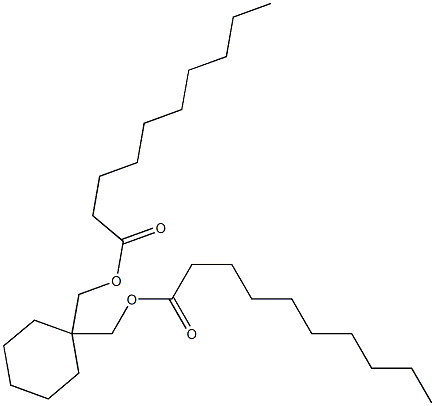 1,1-Cyclohexanedimethanol didecanoate Struktur