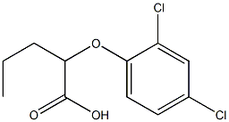 2-(2,4-Dichlorophenoxy)valeric acid Struktur