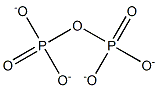 Diphosphoric acid tetraanion Struktur