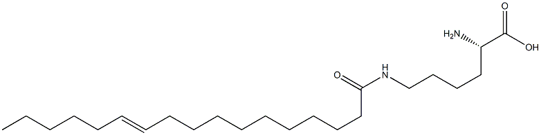 N6-(11-Heptadecenoyl)lysine Struktur