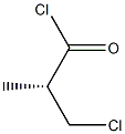 (S)-3-Chloro-2-methylpropionyl chloride Struktur