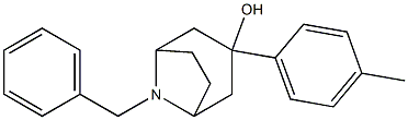 8-Benzyl-3-(p-tolyl)-8-azabicyclo[3.2.1]octan-3-ol Struktur