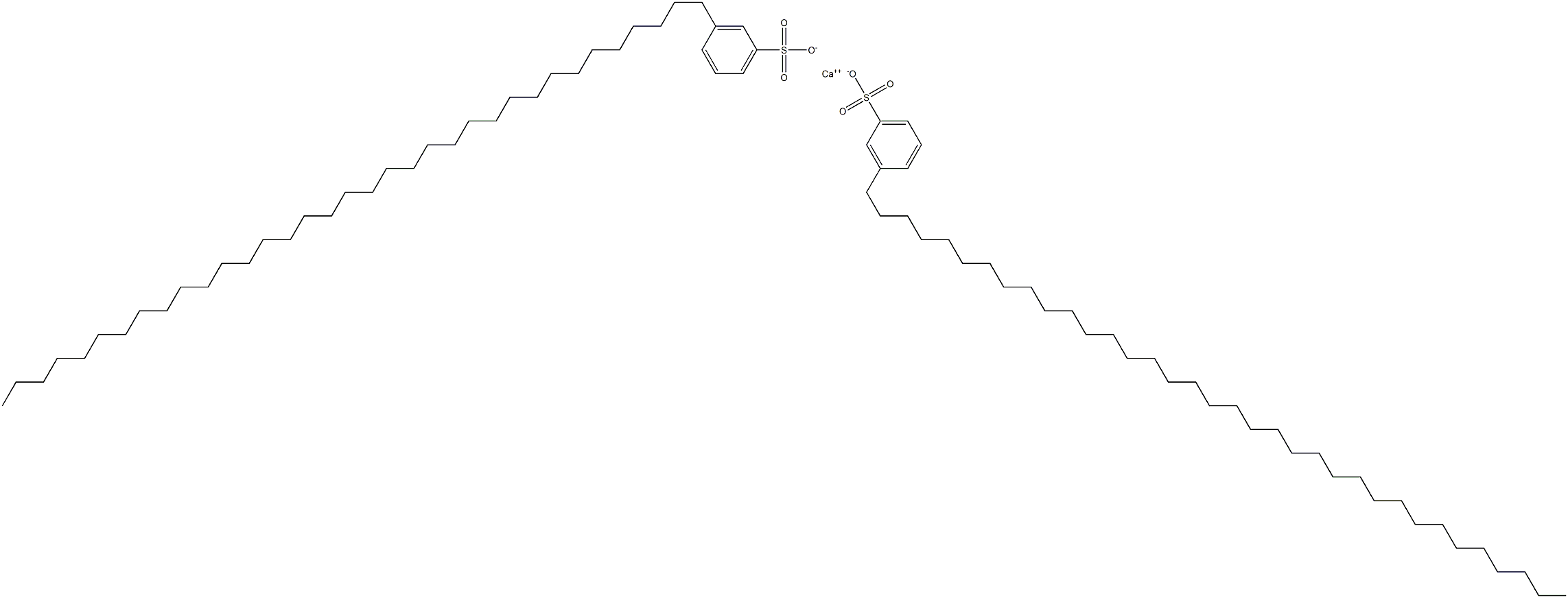 Bis[3-(pentatriacontan-1-yl)benzenesulfonic acid]calcium salt Struktur