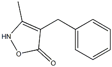 4-Benzyl-3-methylisoxazol-5(2H)-one Struktur